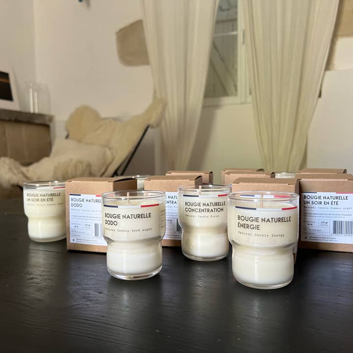 Jolis Baumes - Wholesale Jar/Filled Candle - Organic natural candle An evening in summer made in France4