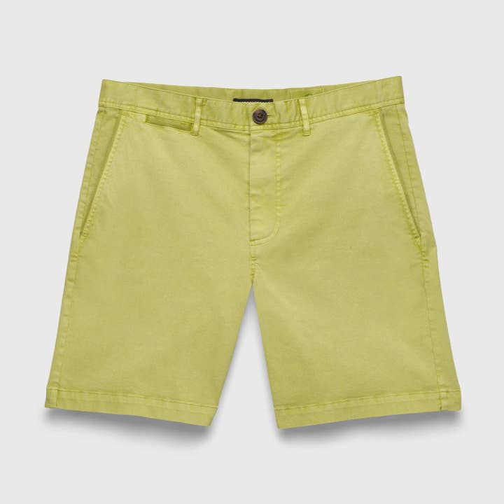 Andrew 7.5" Stretch Twill Short - Leaf Green for wholesale by SURFSIDESUPPLY