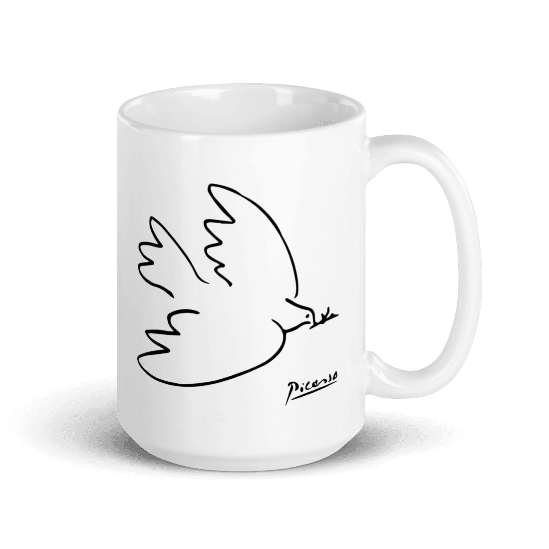 Art-O-Rama Shop - Wholesale Coffee Mug - Pablo Picasso Dove Of Peace 1949 Artwork Mug7