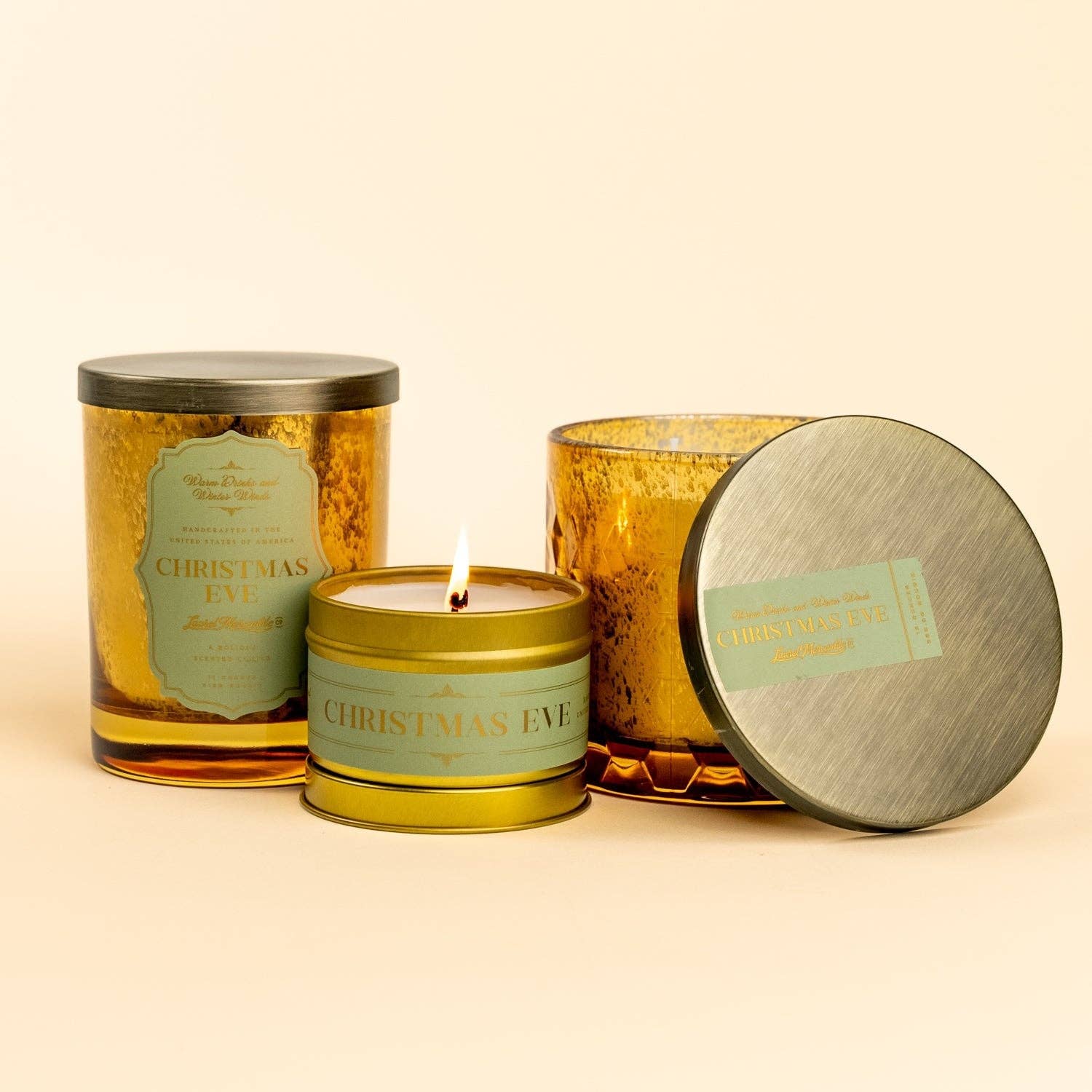 Laurel Mercantile - Wholesale Jar/Filled Candle - Christmas Eve Candle1