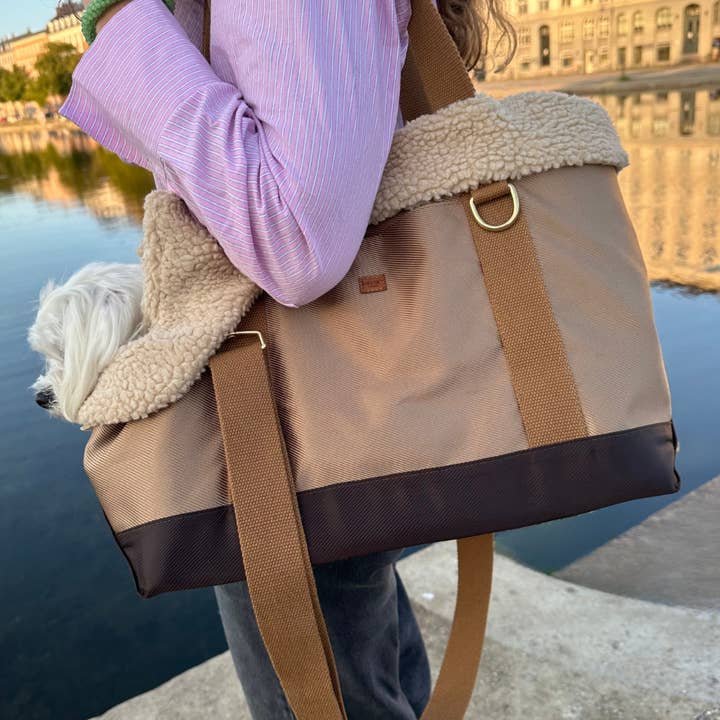 DrewsDogwear – Großhandel Haustier-Transportbox – Hund – Aspen/Sportliche Hundetasche mit weichem Innenfutter aus Teddyfleece