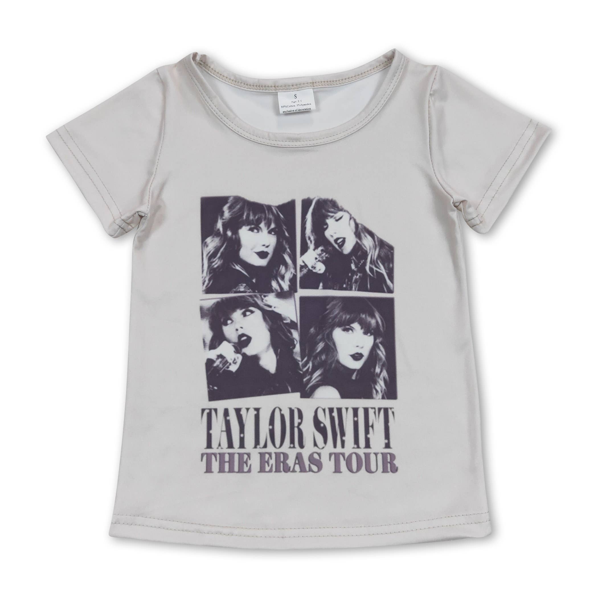 Yawoo Garments - Wholesale Screen Printed T-Shirt - Kids - Short sleeves screen printed singer girls shirts2