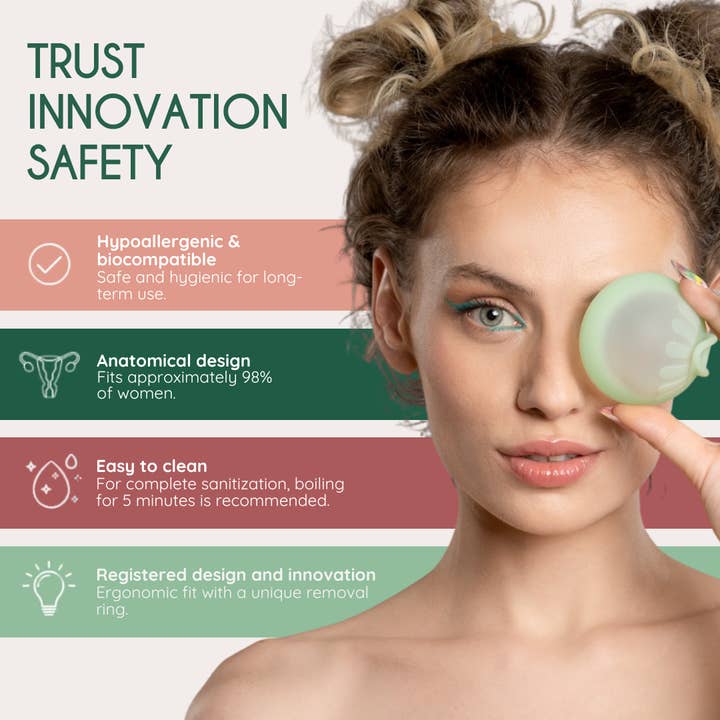 FEMIEKO GROUP SRL - Wholesale Menstrual Cup - Femi.Eko® Universal Menstrual Disc – Reusable, 50ml capacity1