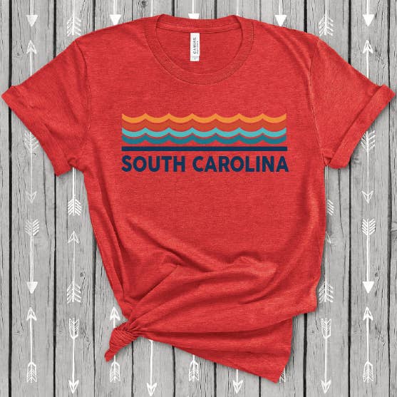 MT Brand Apparel - Wholesale Screen Printed T-Shirt - Women's - Retro Wave  Customizable Tee2