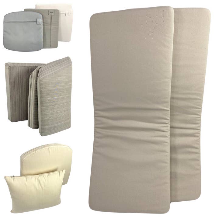 Salzmann Restwaren GmbH - Venta al por mayor Cojines para sillas - Cojín de asiento para exteriores Dedon, cojín para muebles de jardín