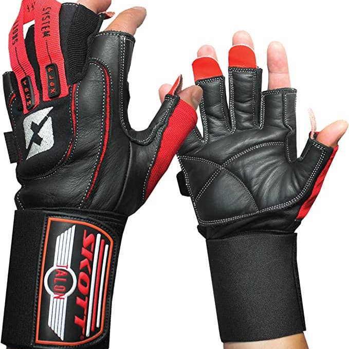 Skott Talon Elite Weight Lifting Gloves - Wide Wrist Wrap for wholesale by Skott