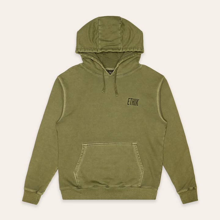 Ethik Worldwide - Wholesale Hoodie - Unisex - Ethik Crew Hoodie | Olive