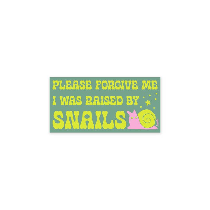 kaeraz - Wholesale Sticker - Raised By Snails Bumper Sticker2