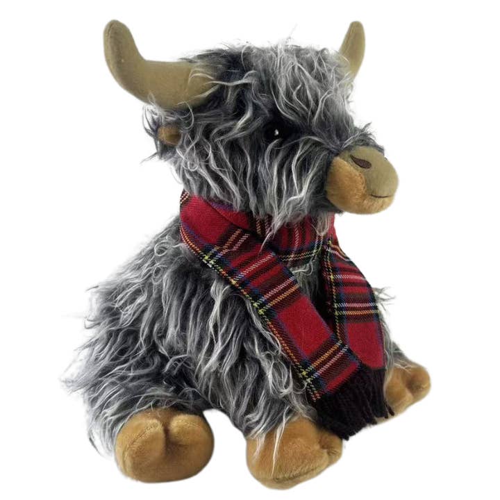 Mad Ally - Wholesale Stuffed/plush toy – Kids & baby - Hamish the Highland Cow 25cm Black2