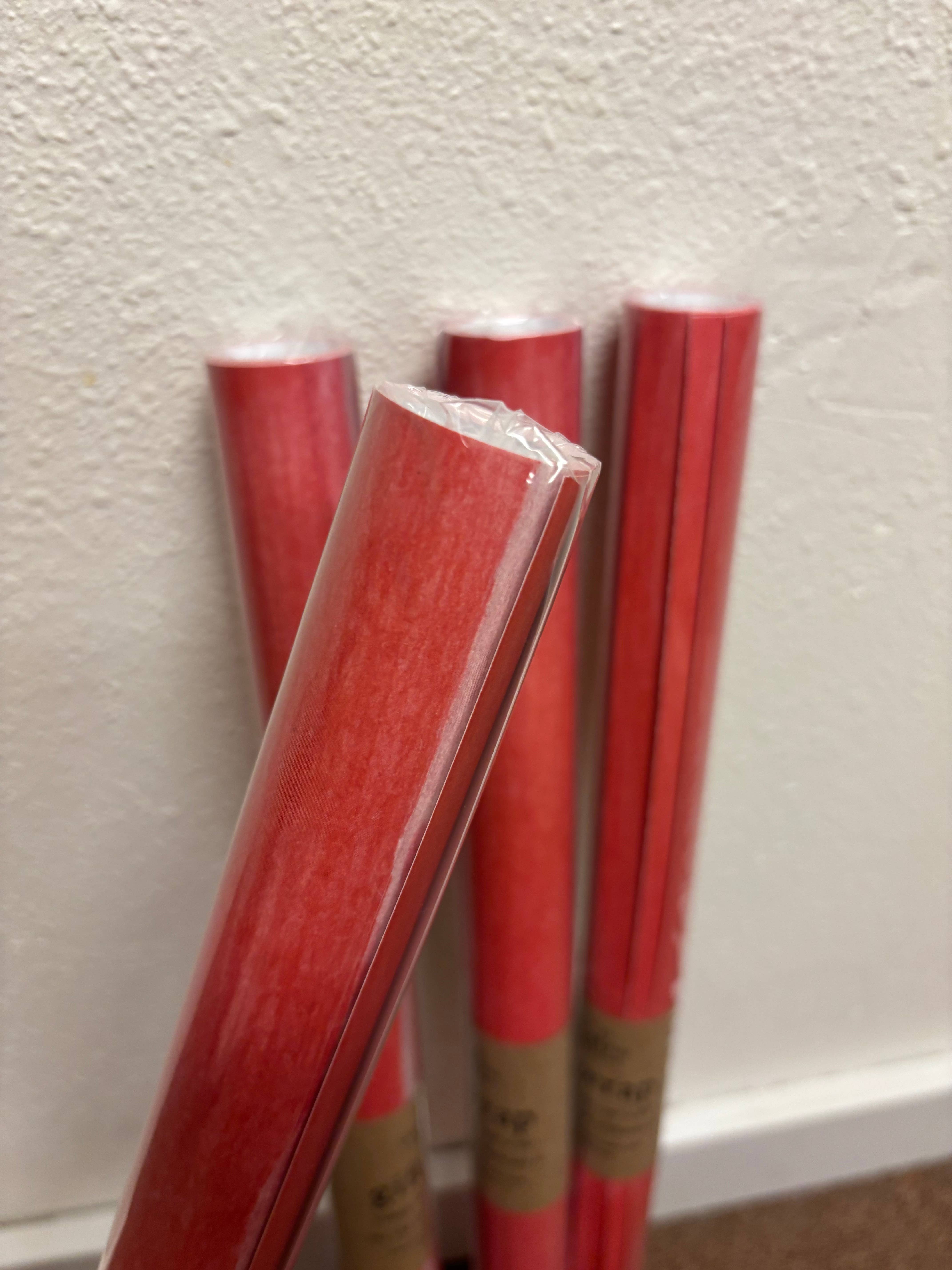 everglow handmade - Wholesale Wrapping Paper Roll - Cherry | Red & White Stripes Christmas Valentines Gift Wrap 5