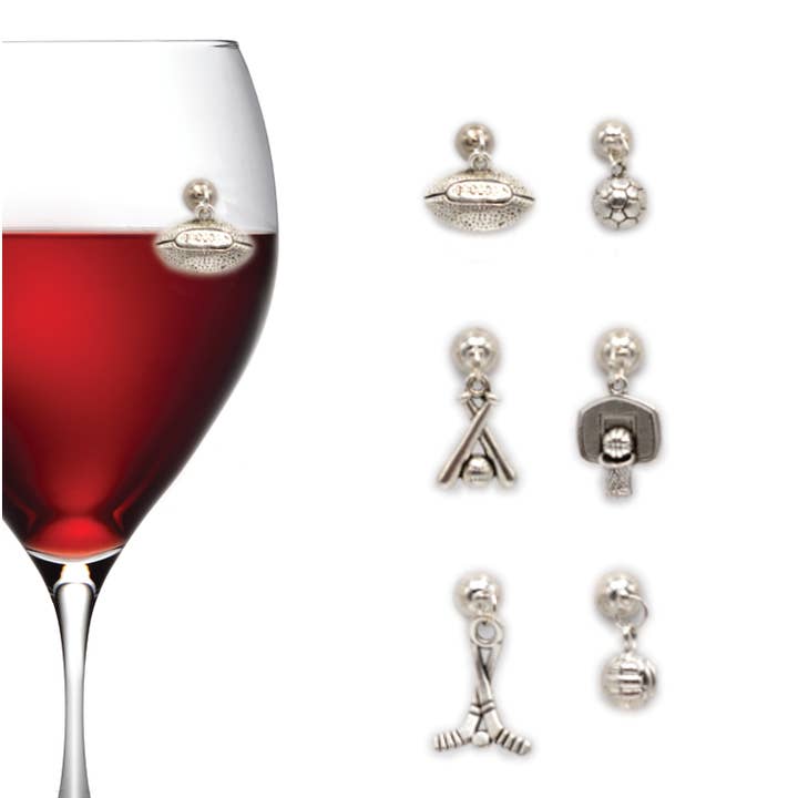 Ball ist Leben Collection für den Großhandel von Going Stemless Magnetic Cocktail Charms