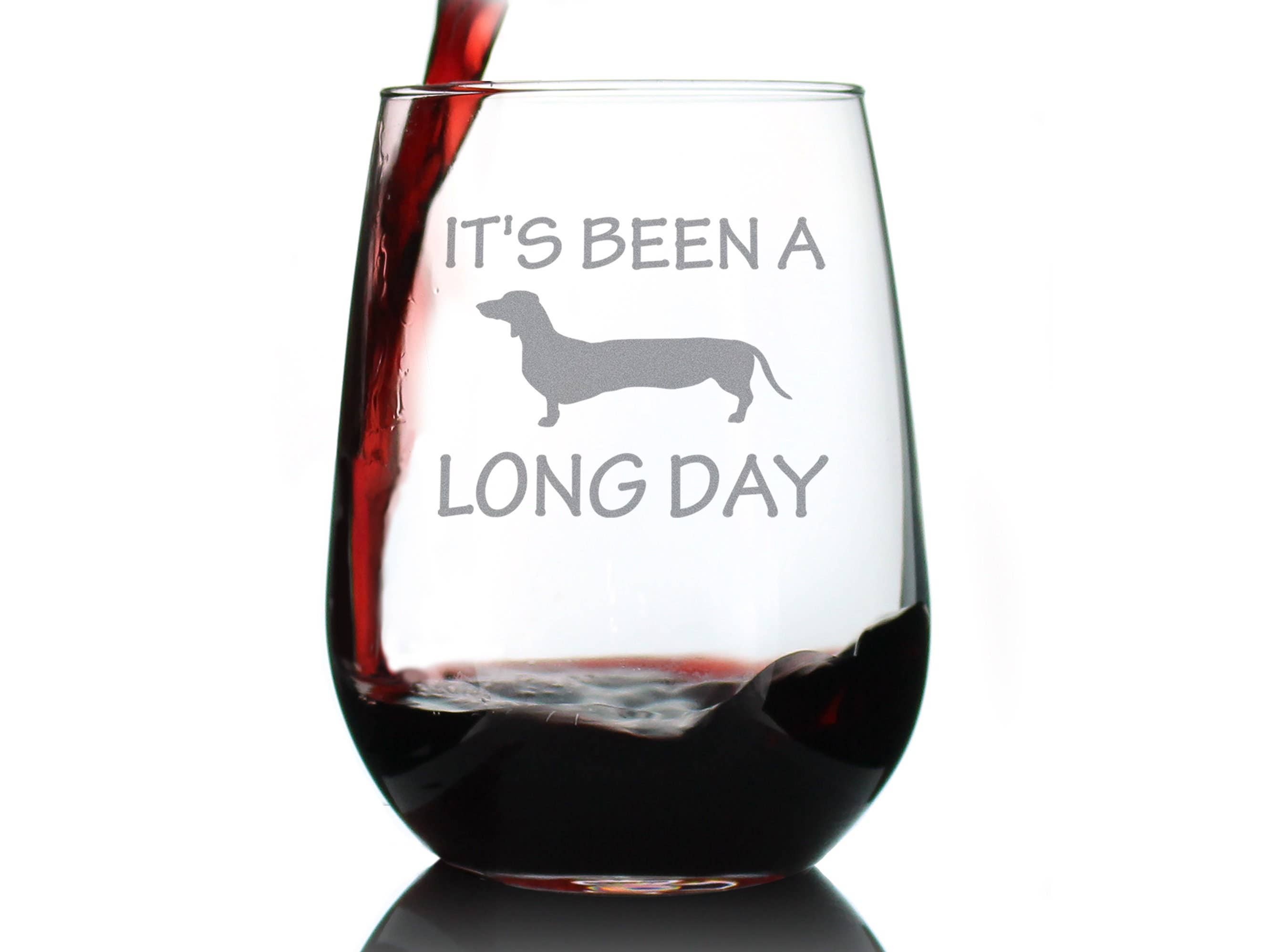 bevvee - Wholesale Wine Glass - Long Day Stemless Wine Glass - Dachshund Gifts and Decor6