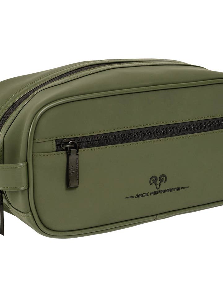 Jack Abrahams Calypso Smooth Tarpaulin Travel Dopp Kit for wholesale by Magid