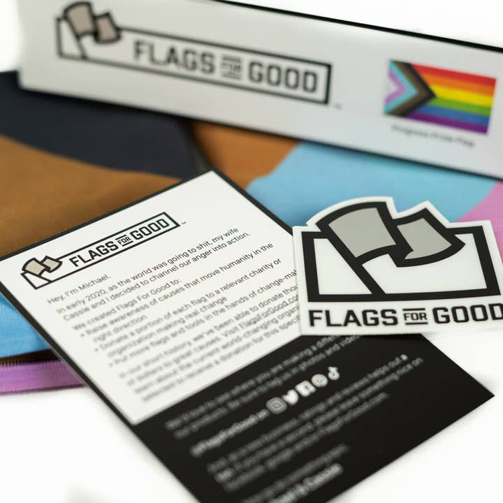 Flags For Good - Wholesale Flag - Progress LGBTQ+ Pride Flag