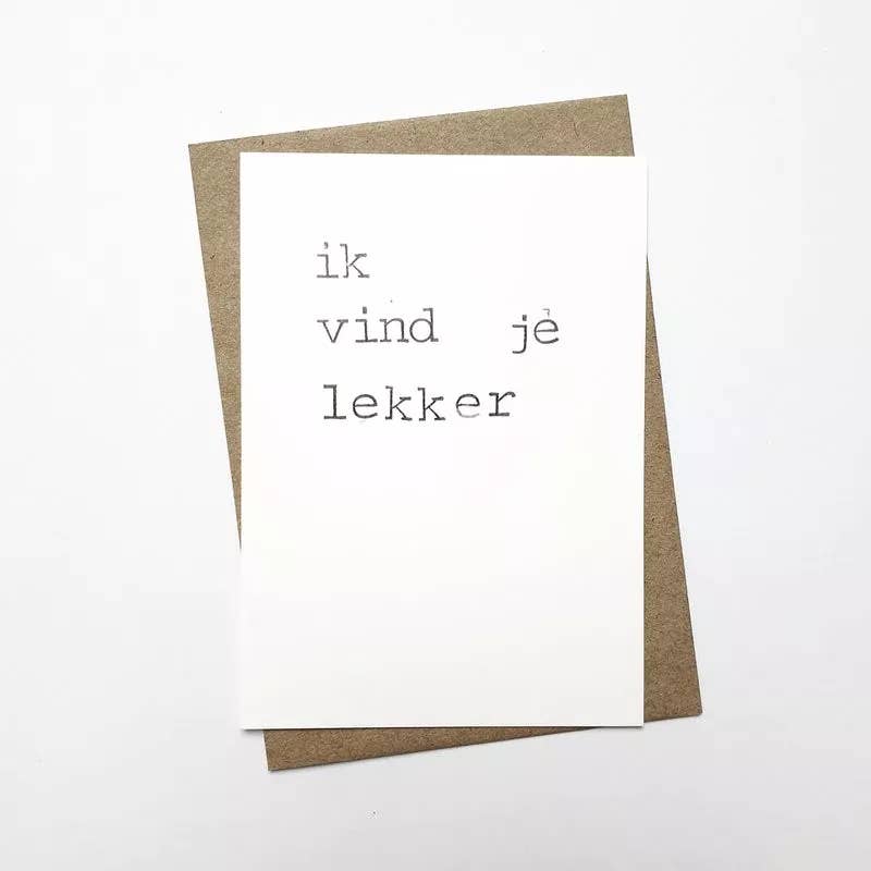 By Mar Postcards - Wholesale Love Card - I Like You