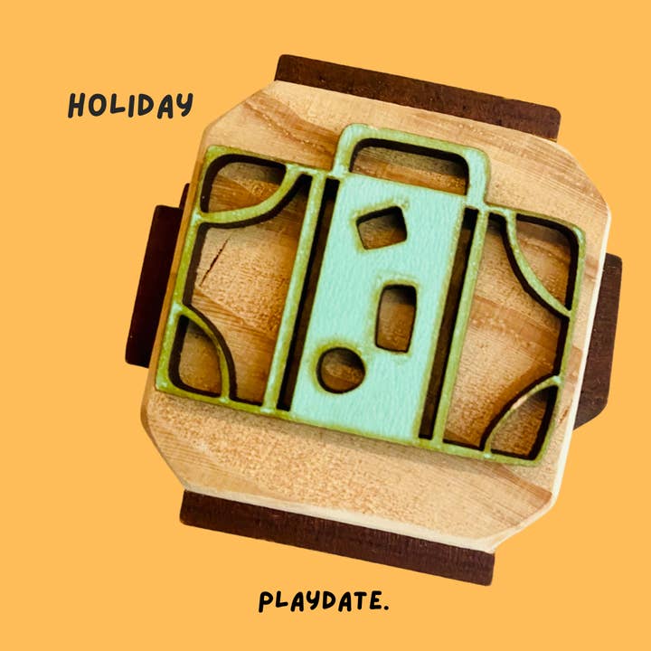 Playdate - Wholesale Wood Toy - Kids - Playdough stampers2
