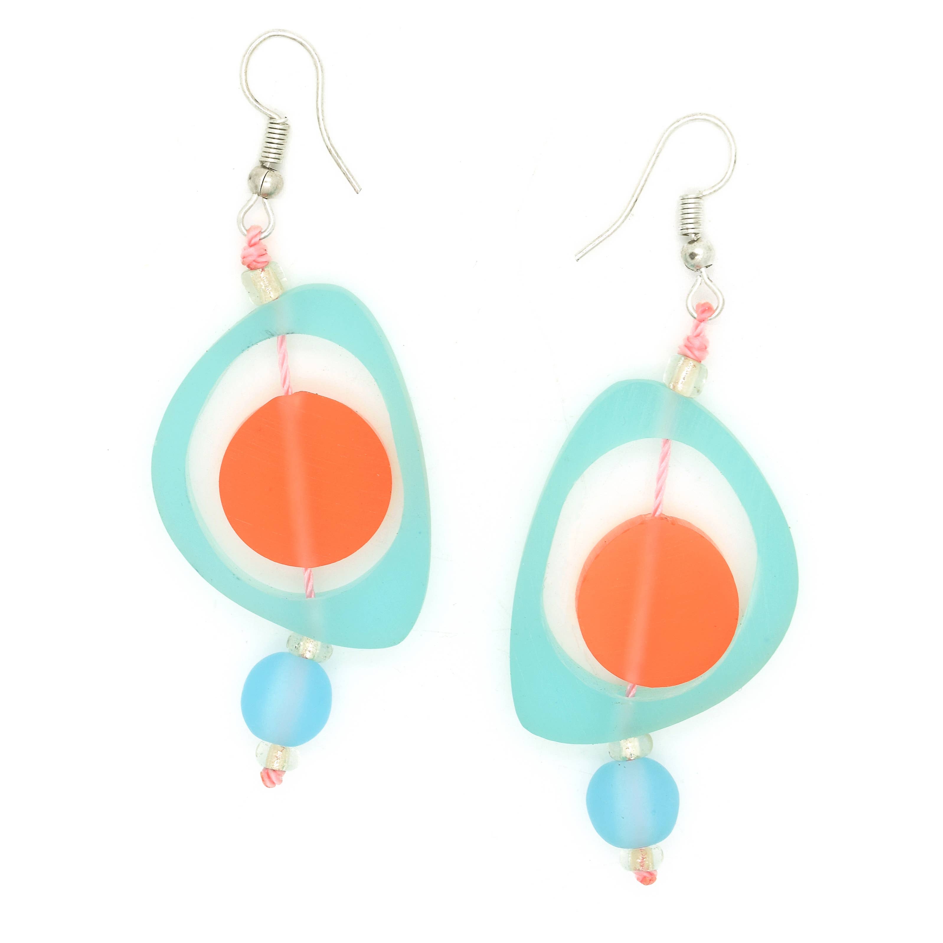 Nusantara Inc. - Wholesale Dangle Earrings - Diwali Resin Earrings-028038