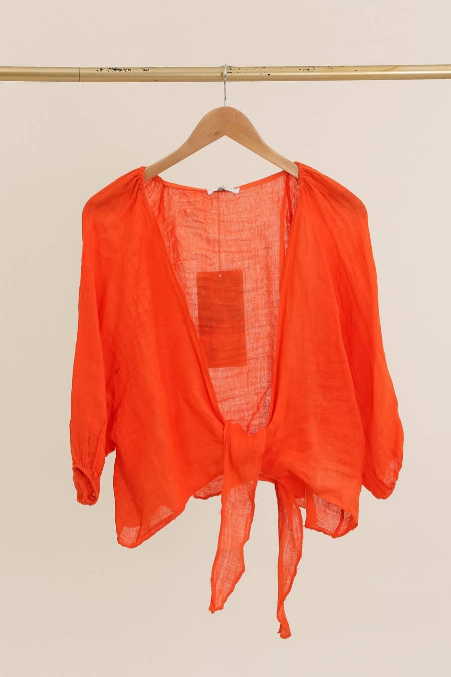 la maison des fibres naturelles - Wholesale Blouse - Dames - Linnen overslagtop 621286 van 100% linnen4