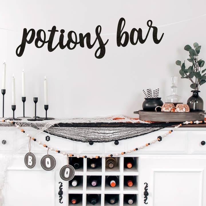 Potions Bar Script Banner för wholesale av The Confetti Mixer