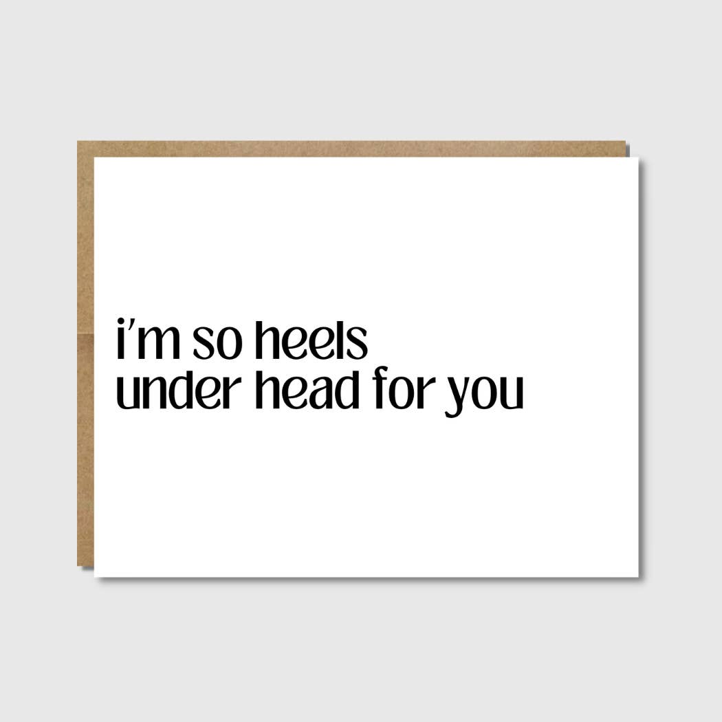 Raisin Spirits - Wholesale Valentine's Day Card - Punny Valentines Day Card | Heels Under Head | Black & White