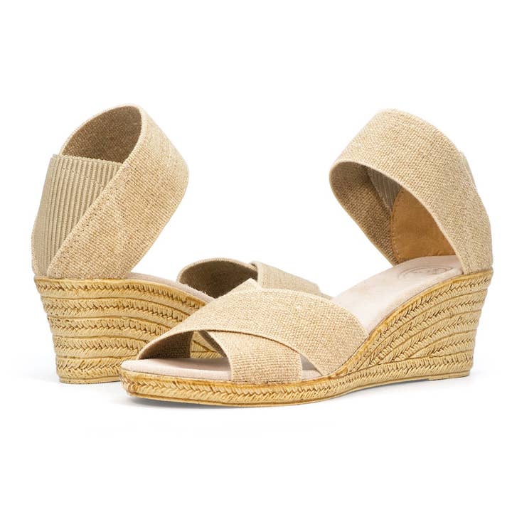 Charleston Shoe Co. - Wholesale Wedges - Women's - Cannon Solids -Espadrille Wedge Sandal- -BEST SELLER.13