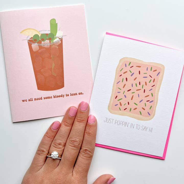 Kelly Scott Design Co - Wholesale Everyday Greeting Card - Bloody Mary Card -- Funny Cocktail Card // Cocktail Card1
