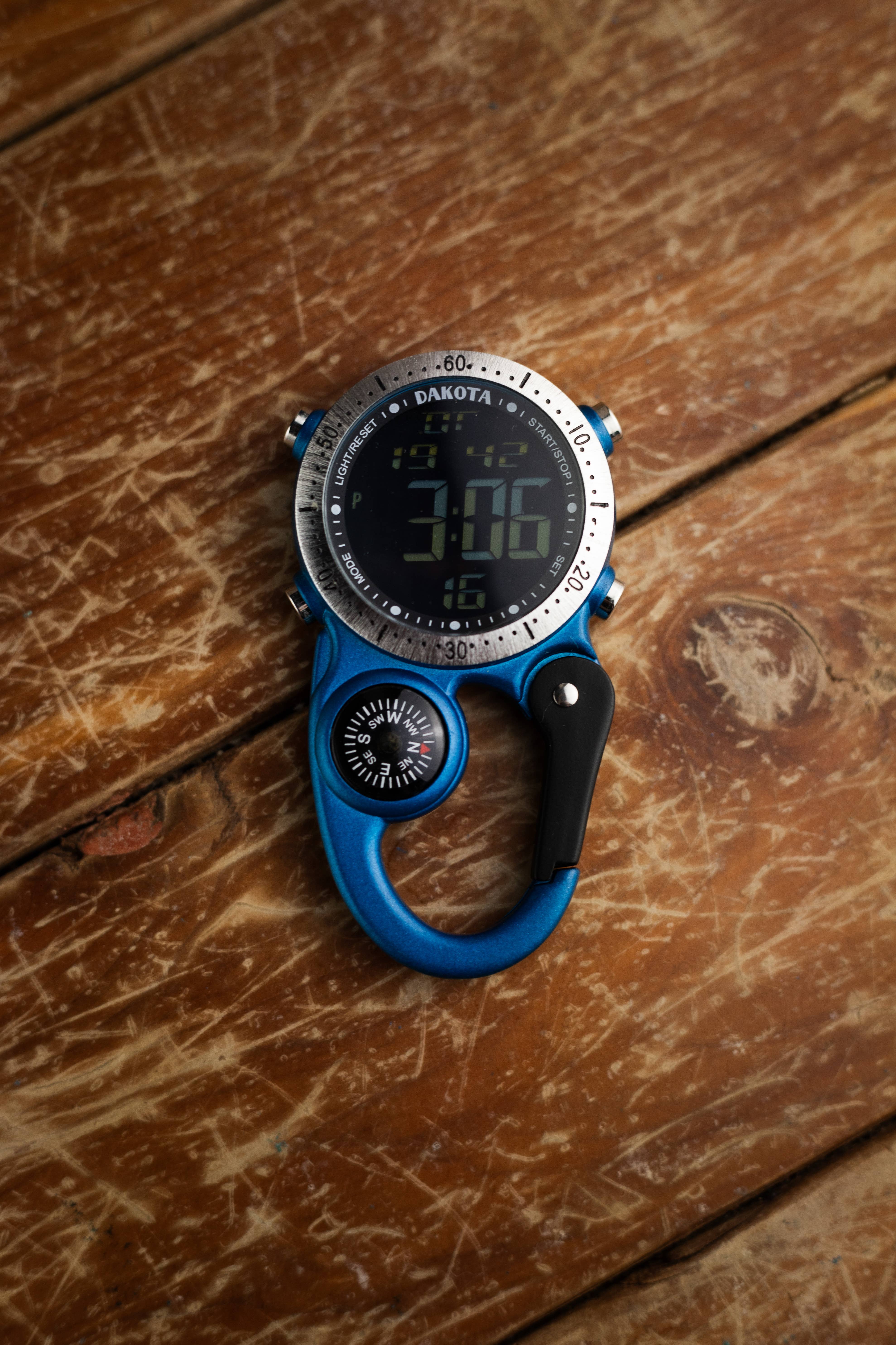 Dakota (Dakota Watch Company) - Wholesale Wrist Watch - Men's - Dakota Digital Clip – Men’s Pocketwatch, Blue2