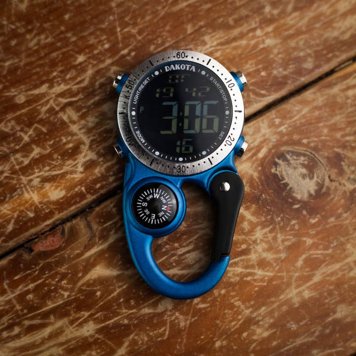 Dakota (Dakota Watch Company) - Wholesale Wrist Watch - Men's - Dakota Digital Clip – Men’s Pocketwatch, Blue2