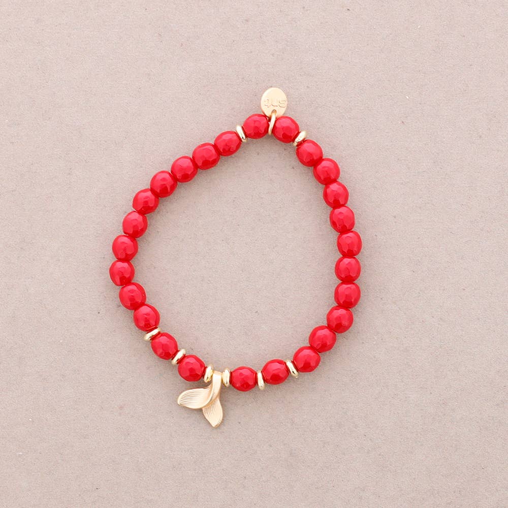 Sonata - Wholesale Beaded Bracelet - Stones Cola Metal Elastic Bracelet10