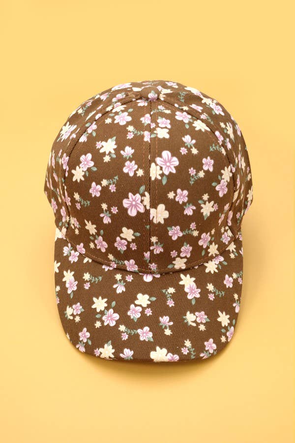 JOSSLYN by wall to wall - Wholesale Baseball Cap - Women's - FLORAL CASUAL BASEBALL CAP | 40HW7166