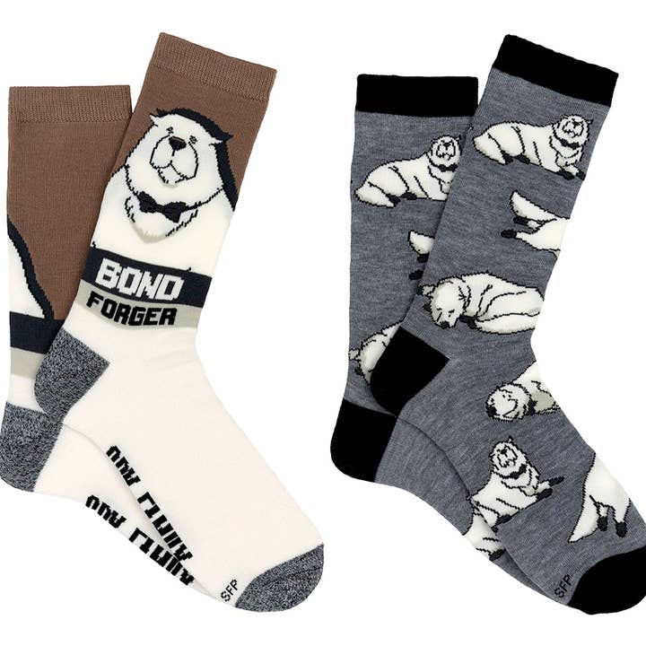 Everything Legwear - Wholesale Socks - Unisex - Spy x Family Bond 2 Pair Pack Crew Socks0