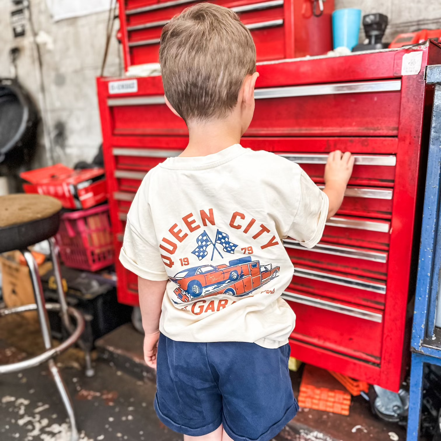 Little Rad Things - Wholesale Screen Printed T-Shirt - Kids - Boys Graphic Tee The Queen City Garage - USA Made9