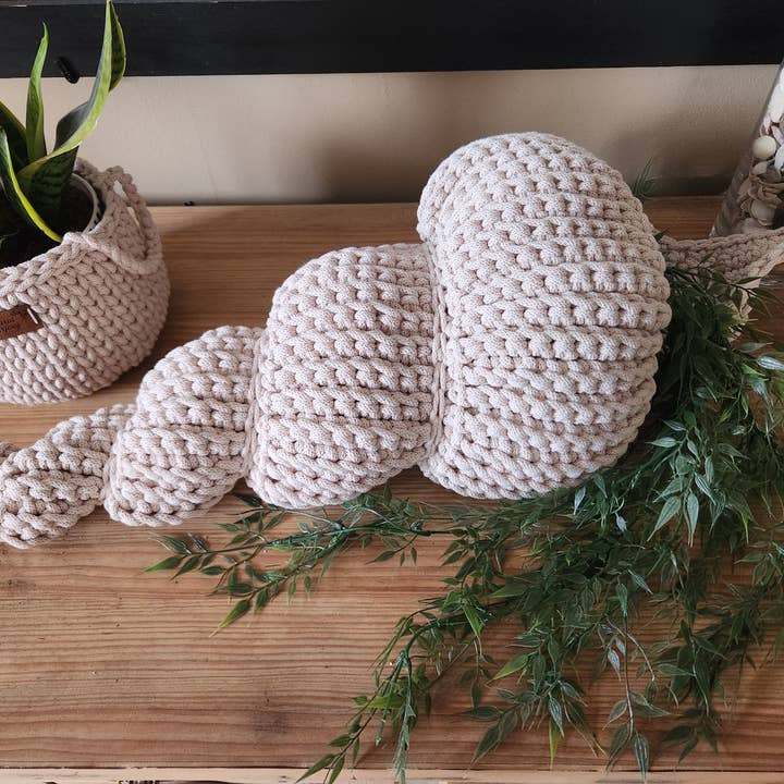 Naturalmarjory - Wholesale Basket - Bulot XXL, bohemian style “shell” decorative basket