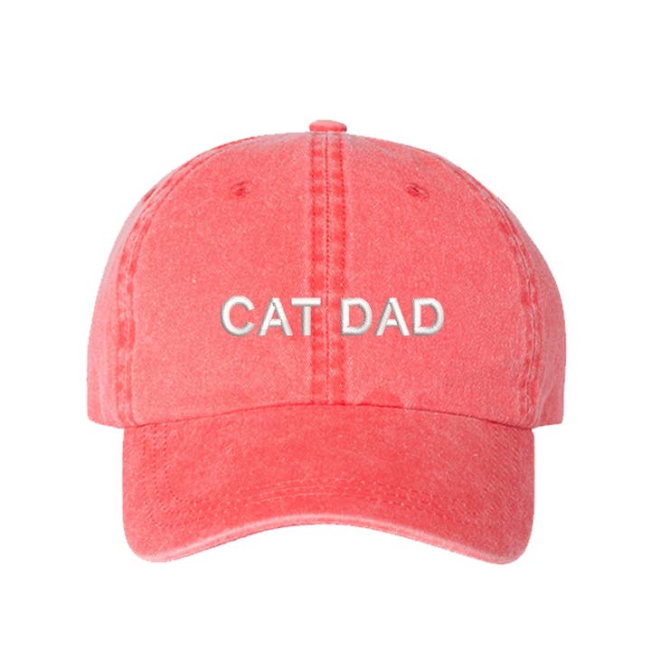 DSY Lifestyle - Wholesale Baseball Cap - Men's - Cat Dad Washed Unisex Baseball Hat3