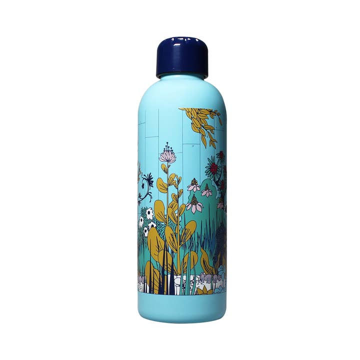Half Moon Bay By Design - Wholesale Water Bottle - Metal Water Bottle Moomin Riviera Blue