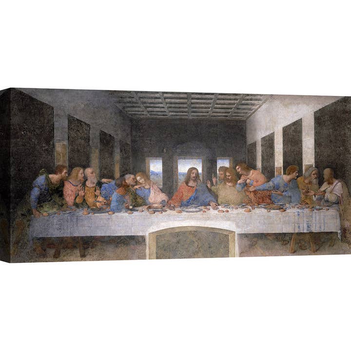 Afbeelding op doek: Leonardo da Vinci, Het Laatste Avondmaal voor wholesale door Selected Artworks Italia