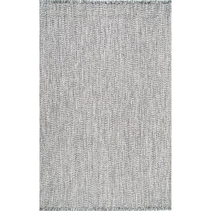 Braided Courtney Tassel Indoor/Outdoor Area Rug for wholesale by nuLOOM