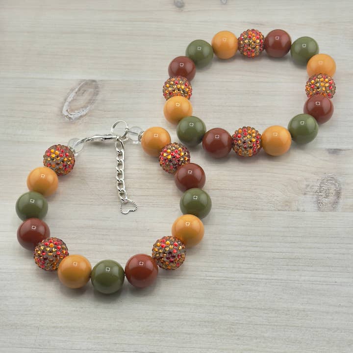 AUTUMN CONFETTI NECKLACE for wholesale by My Trendy Little Pup