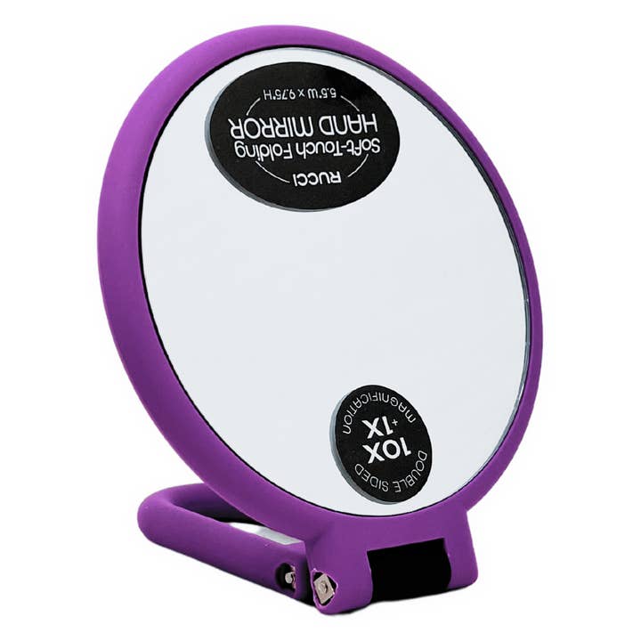 Rucci Professional - Wholesale Compact mirror - 1X/10X Magnifying Foldable Vanity Mirror – Sleek & Durable2