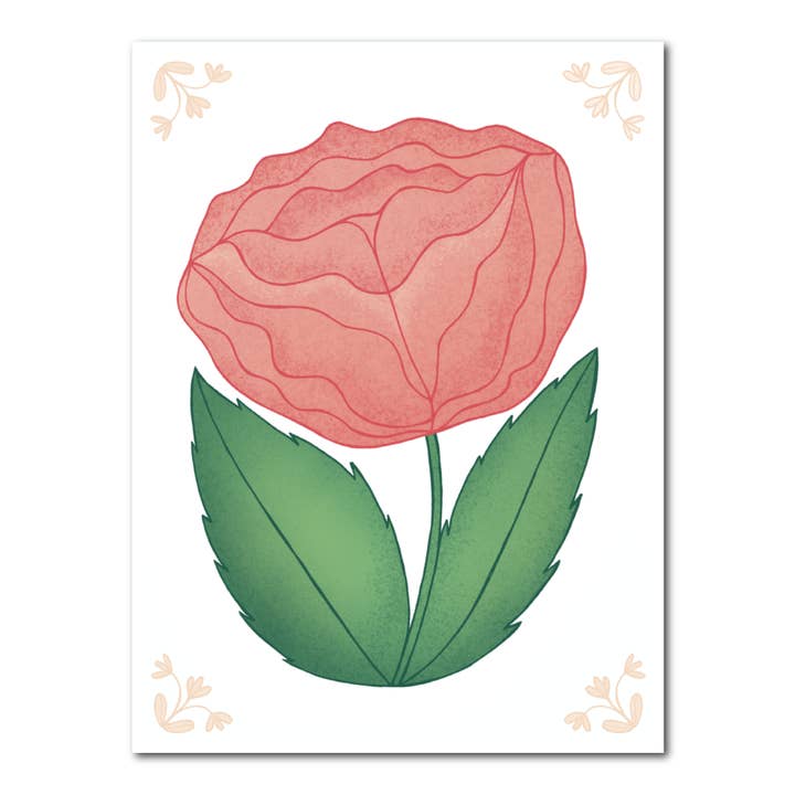 Cool tile with rose and pink details for wholesale by Studio Kvinna