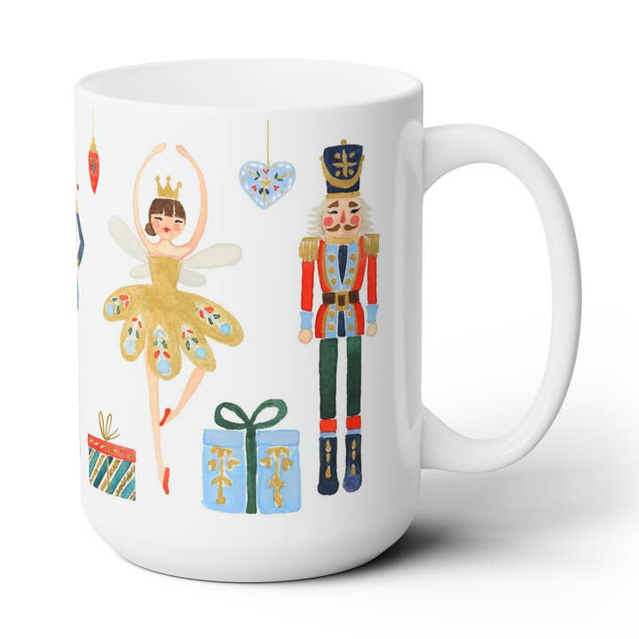 The Muddy Dog - Wholesale Coffee Mug - Nutcracker Christmas Ceramic Mug