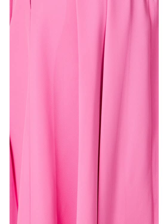B I G H I T Fashion – Engroshandel Nederdel - Dame – Solid A-Line Midi Nederdel HS2689-PINK