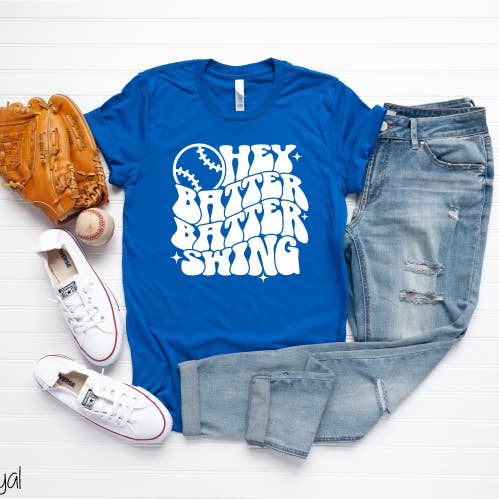 Bama Screens - Wholesale Sublimation Transfer - Retro Hey Batter Batter Swing #BS5055