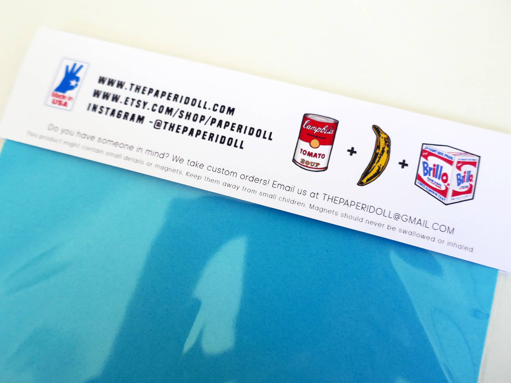 THE PAPER IDOLL - Vendita all'ingrosso Calamite - Set da 3 magneti artistici assortiti | Serie Artisti | Arte contemporanea10