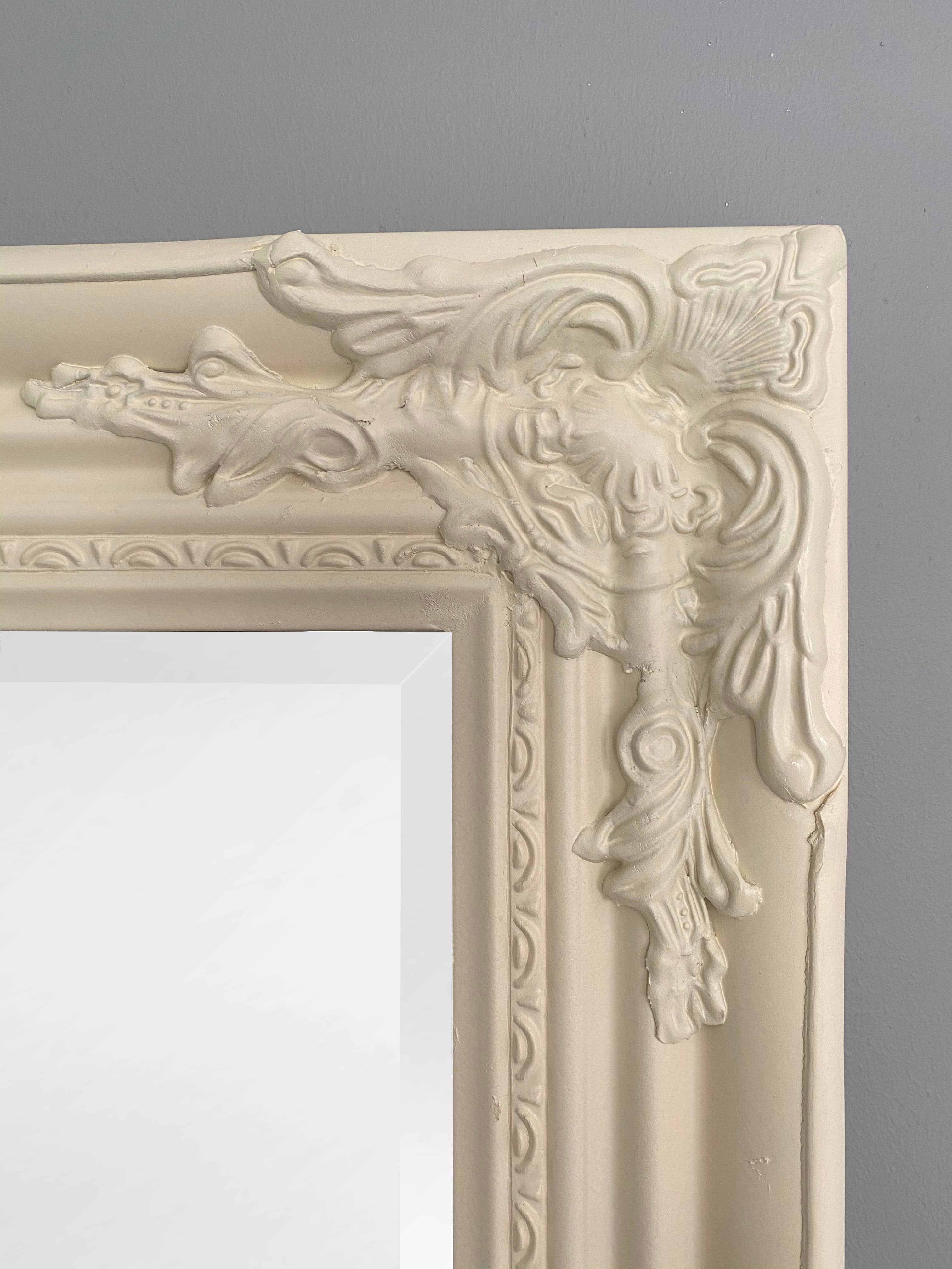 DOWNTON WHOLESALE – wholesale Wall mirror – Cream Dressing Mirror142cm (Pack of 2) Trade Price £33 each1