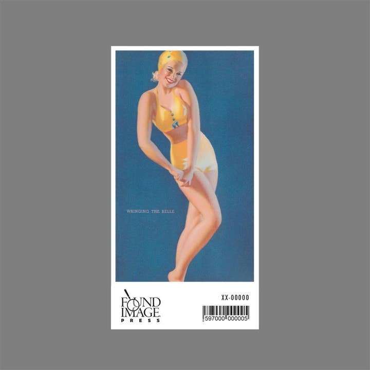 Found Image Press - Wholesale Sticker - Sticker GY-196 Wringing the Belle1