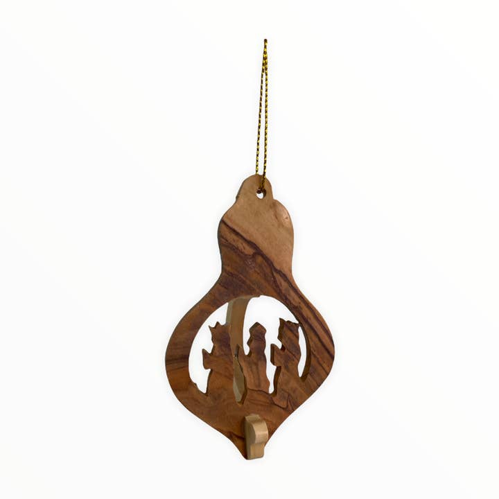 Holy Land Imports - Wholesale Ornament - 3-D Ornament with Three Kings