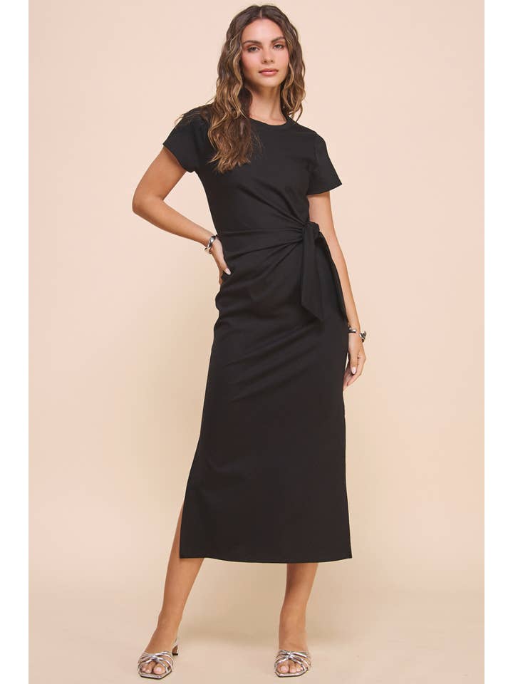 ISD1295 Anastasia Dress Black for wholesale on Faire