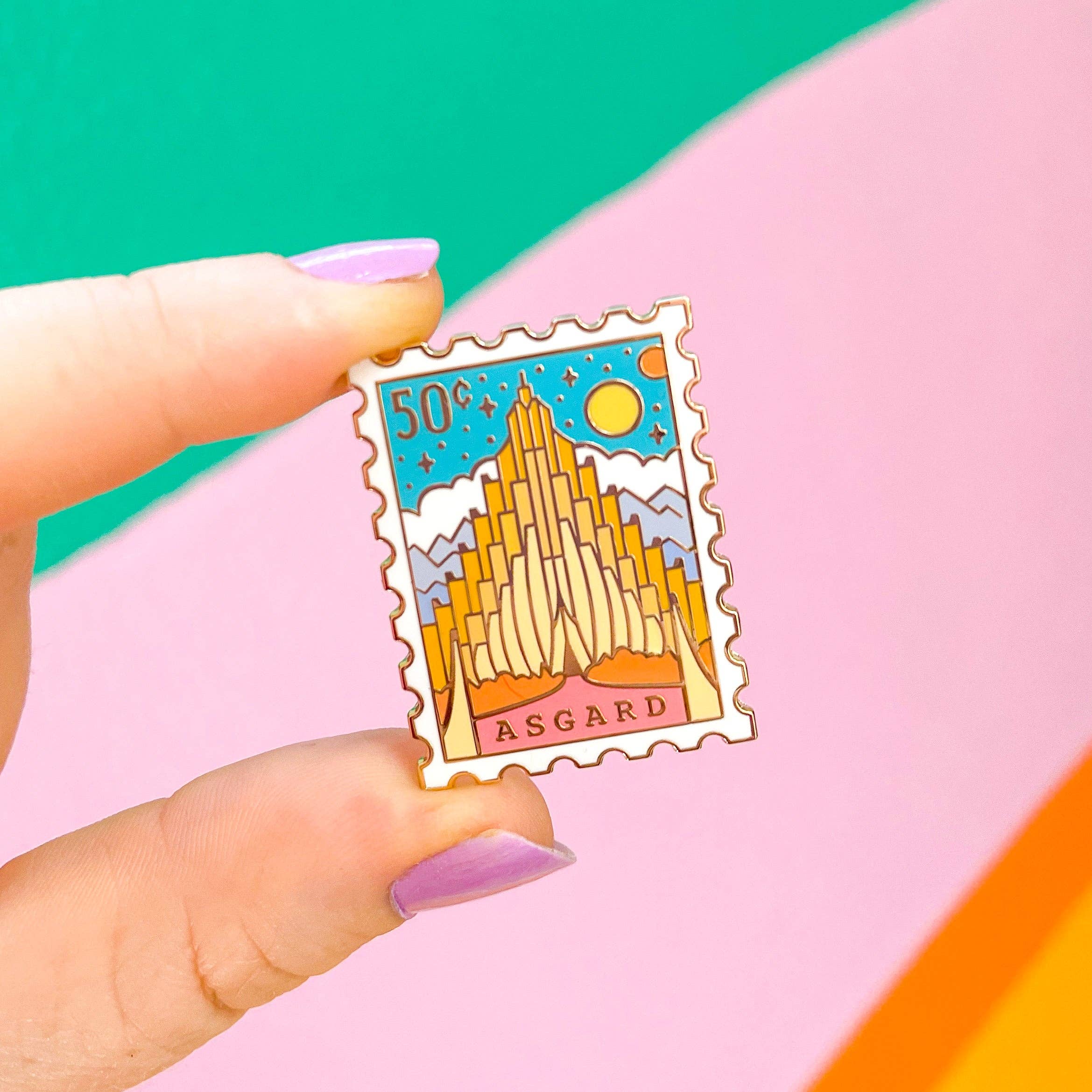 Joy Addict - Wholesale Lapel Pin/Button - Asgard Enamel Pin1