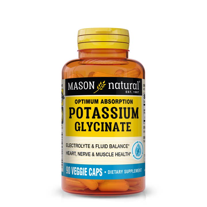 Mason Natural Potassium Glycinate, 90 Veggie Capsules for wholesale by Mason Natural